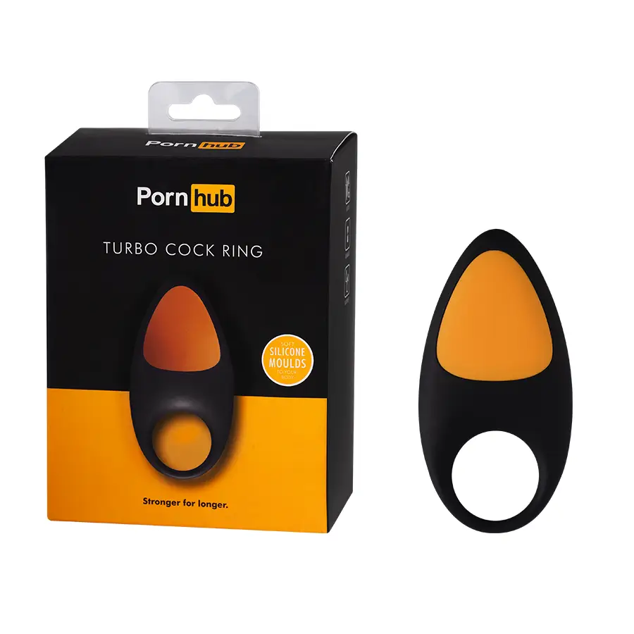 Pornhub Turbo Anillo Estimulador De Silicona Médica Con Vibración by PORNHUB